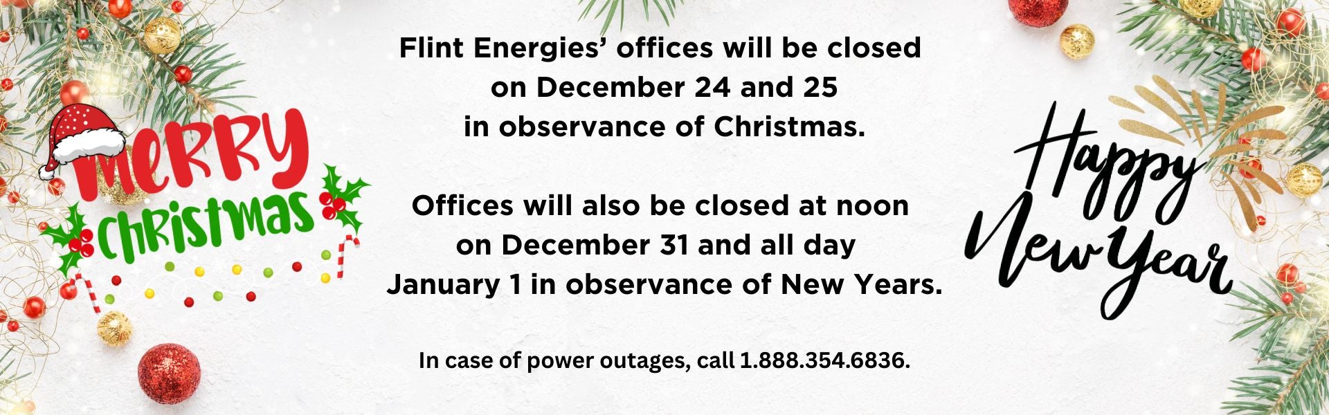 Christmas-New Years office closures