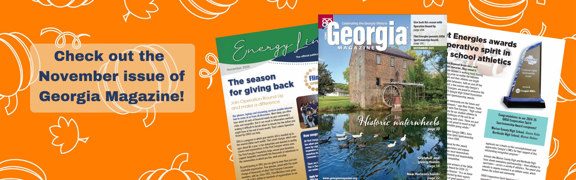 Look inside this month's issue of Georgia Magazine! November Georgia Magazine