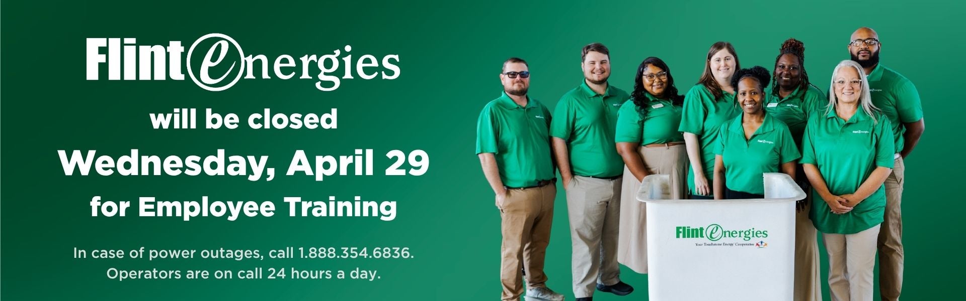 Office Closed for Employee Training - April 29