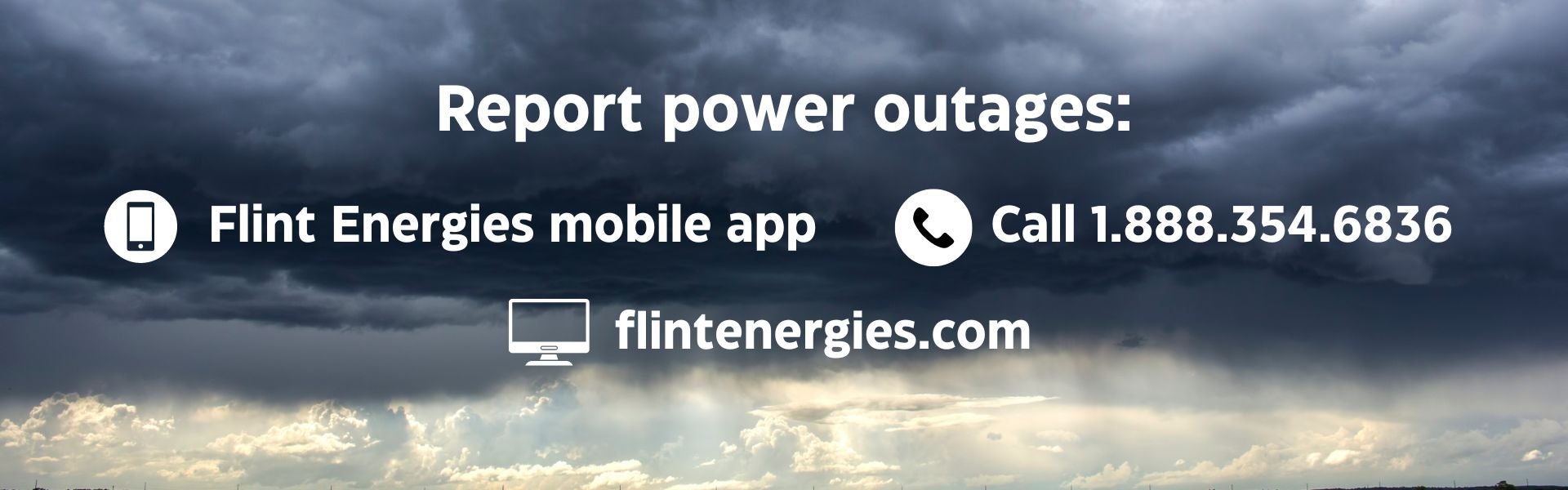 Report power outages