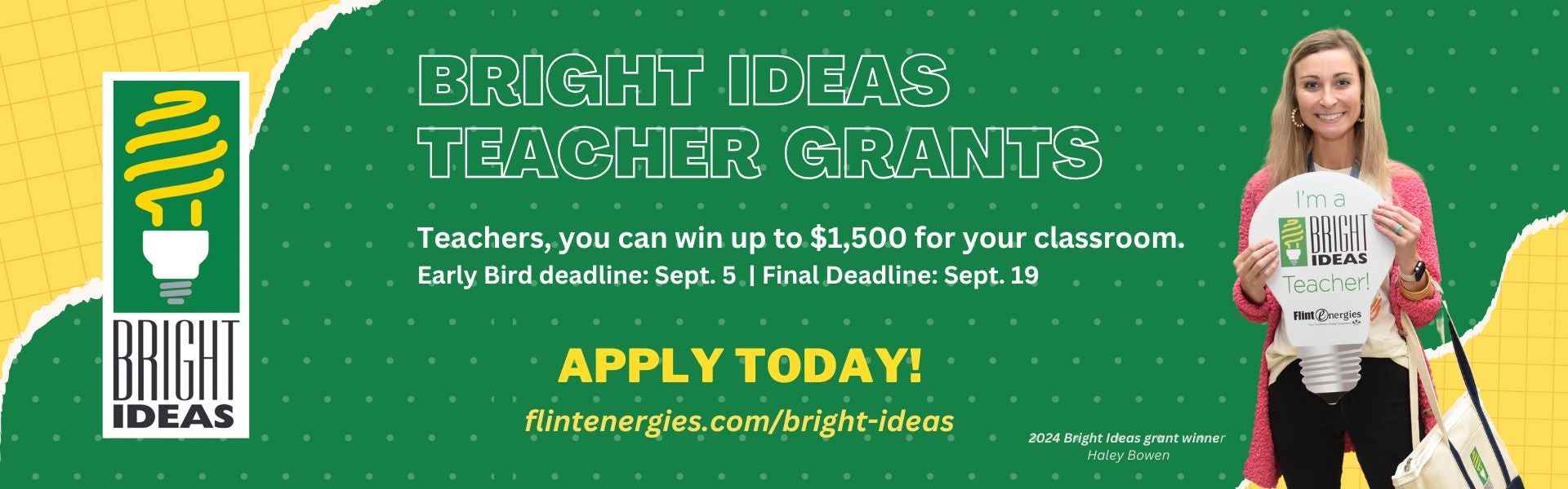 Bright Ideas Grant slide