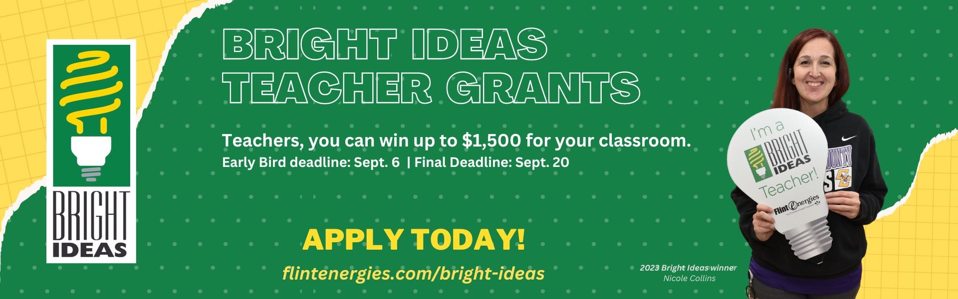 Bright Ideas Grant slide