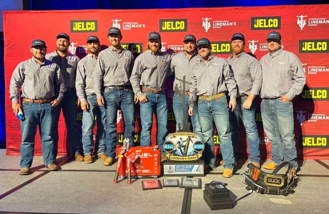Walton Takes Top Apprentice Spot at International Lineman's Rodeo